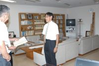 千葉市スポーツ振興財団役員に報告