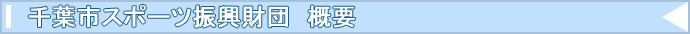千葉市スポーツ振興財団　概要