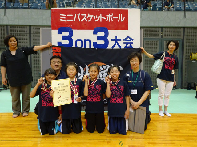 中学年女子の部 準優勝 千葉レッドローズB