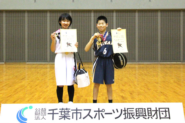 男子の部 院内MBC 阿部陽樹 女子の部 真砂フラッシュ 上野芽衣